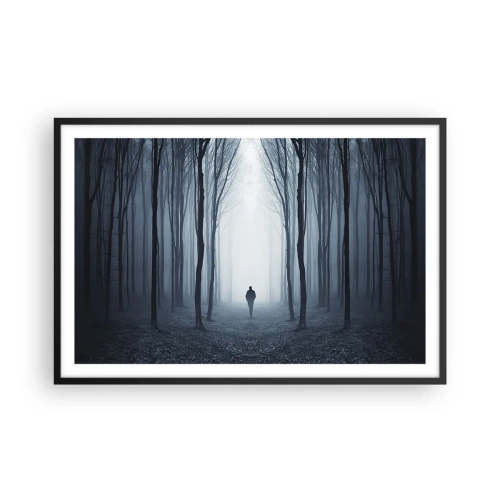 Plakat i sort ramme - Og alt sammen ganske enkelt - 91x61 cm