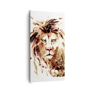 Lærredstryk - Billede på lærred - Styrke og værdighed - 65x120 cm