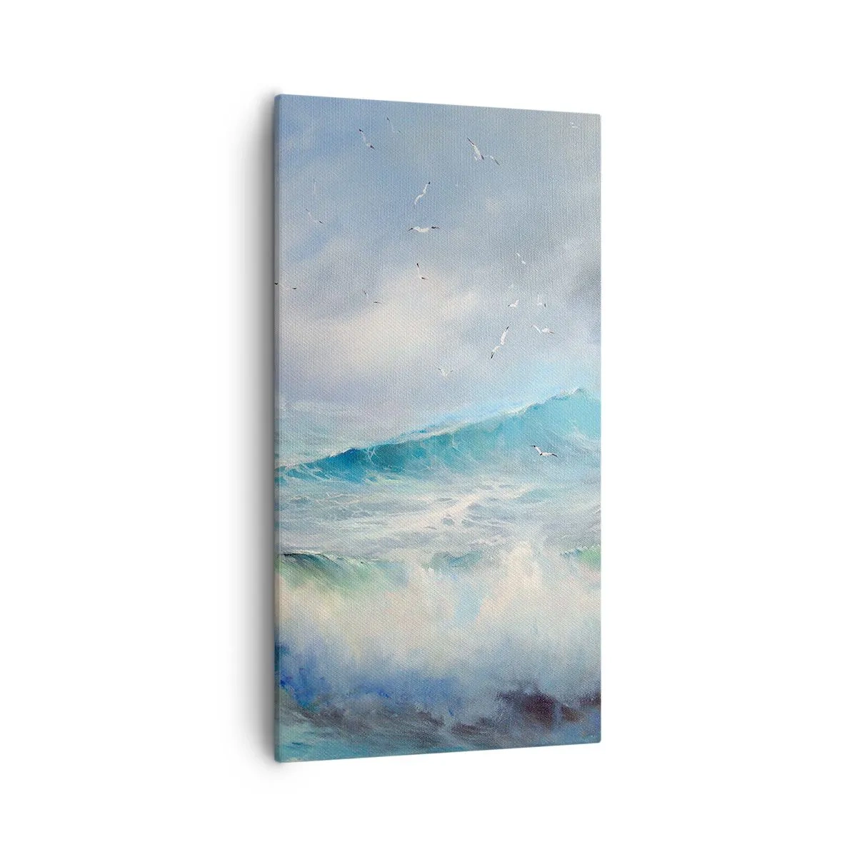 Lærredstryk - Billede på lærred - "Hvirvelvinden hylede af triumf ...’ - 55x100 cm