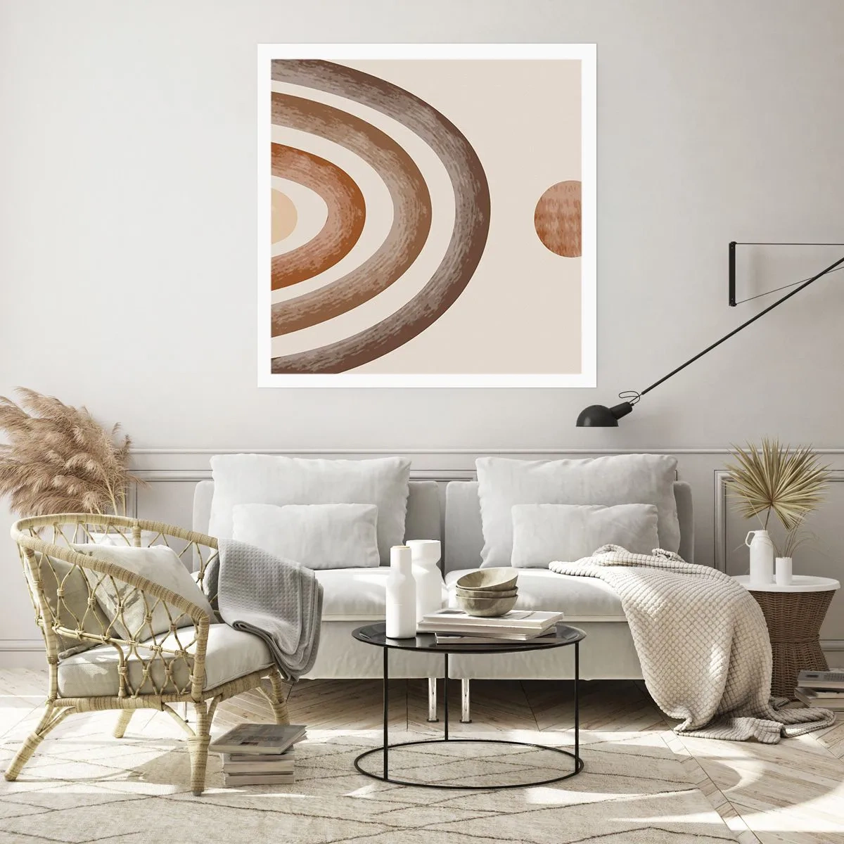 Plakat - I en galakse langt, langt væk - 60x60 cm