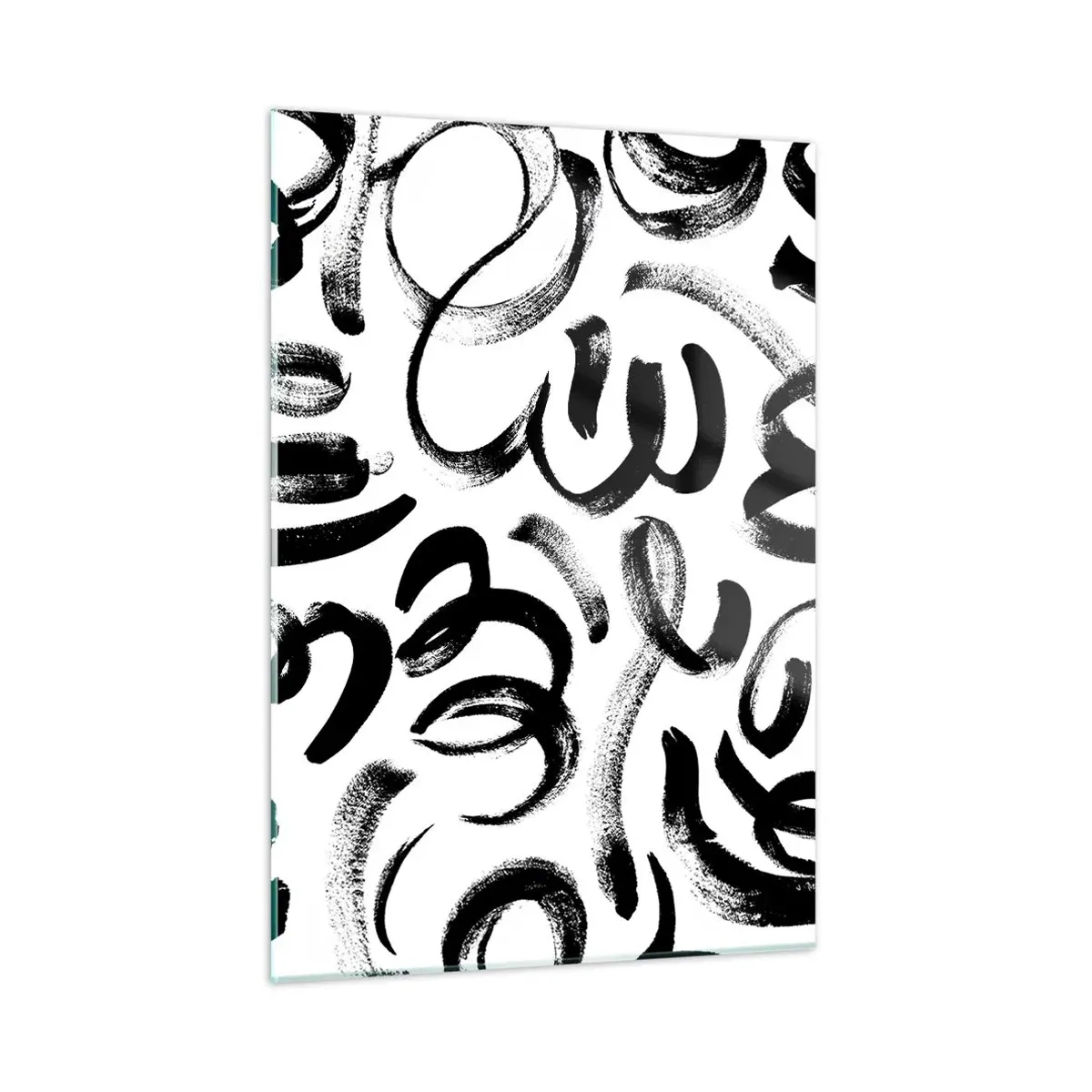 Billede på glas - I sort og hvidt - 50x70 cm
