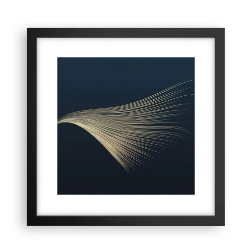 Plakat i sort ramme - Som en engels hår - 30x30 cm