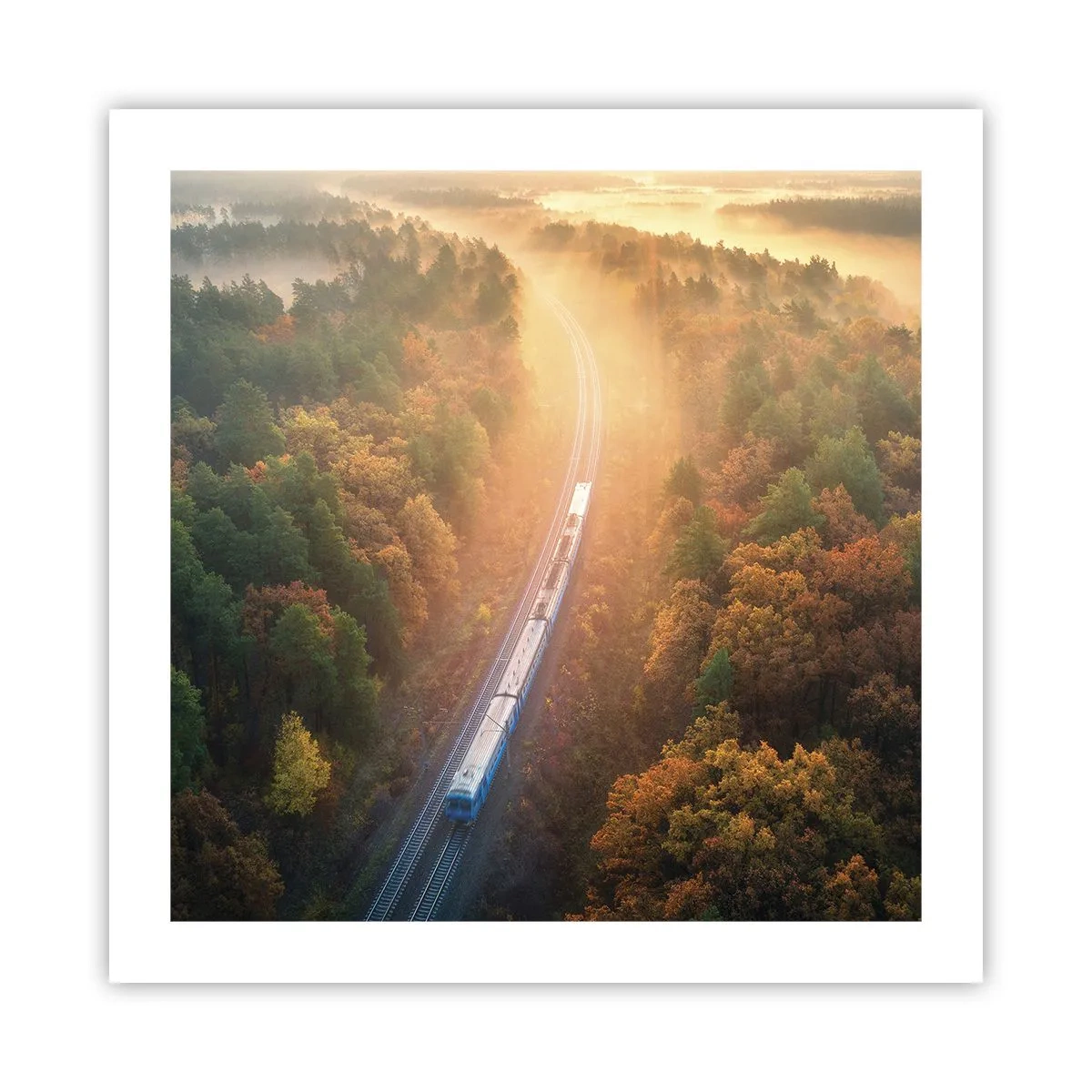 Plakat - Efterårsrejse - 50x50 cm