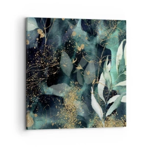 Lærredstryk - Billede på lærred - Fortryllet have - 70x70 cm