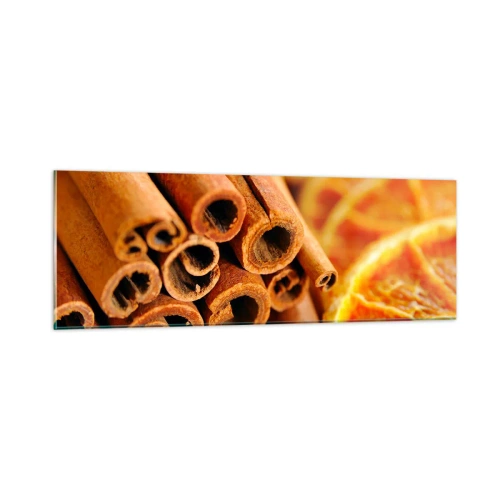 Billede på glas - Kan du lugte deres duft? - 90x30 cm