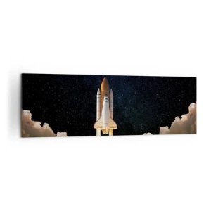 Lærredstryk - Billede på lærred - Ad astra! - 160x50 cm