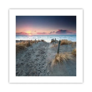 Plakat - Du har udgydt en regnbue af strålende pragt.... - 40x40 cm