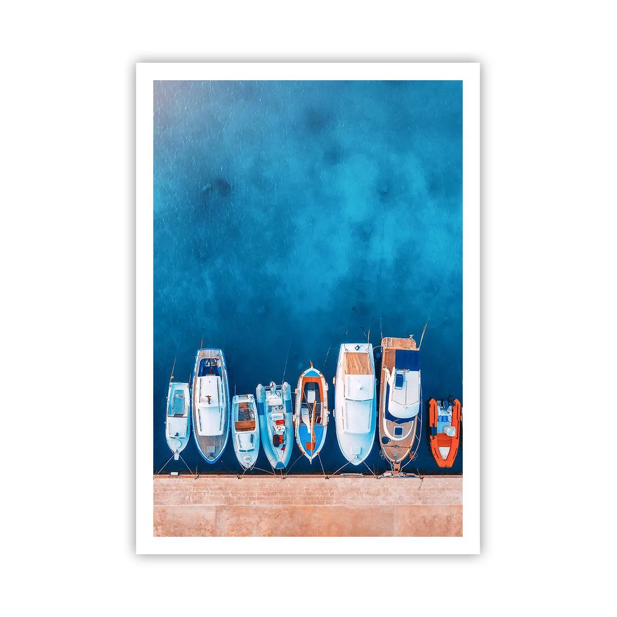 Plakat - I én række - 70x100 cm