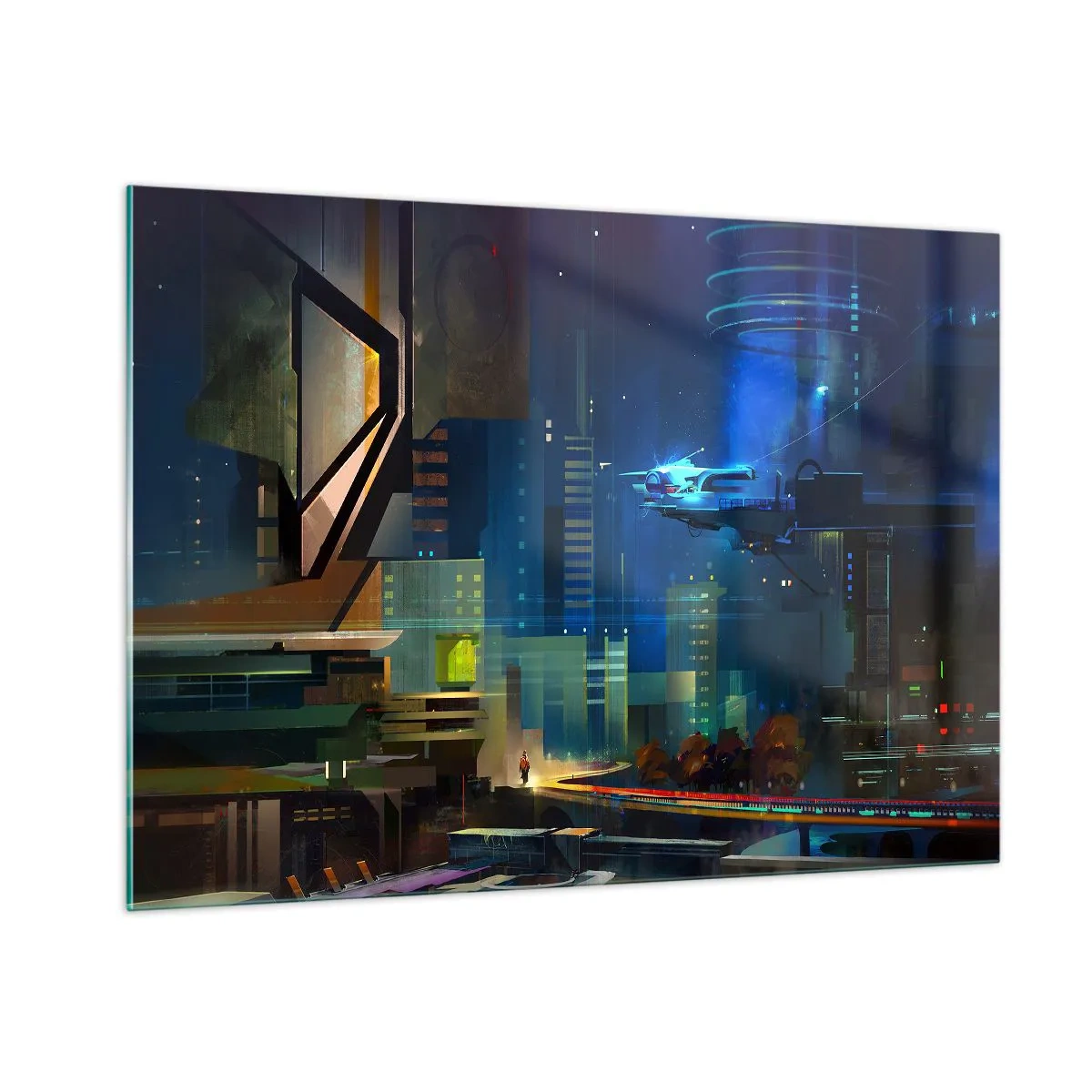Billede på glas - I den nærmeste fremtid - 100x70 cm