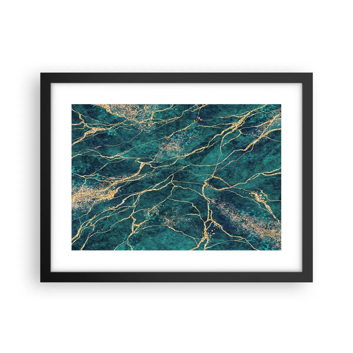 Plakat i sort ramme - Guldåre - 40x30 cm