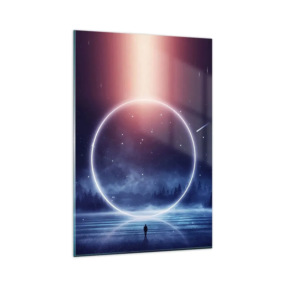 Billede på glas - De er allerede her... - 80x120 cm