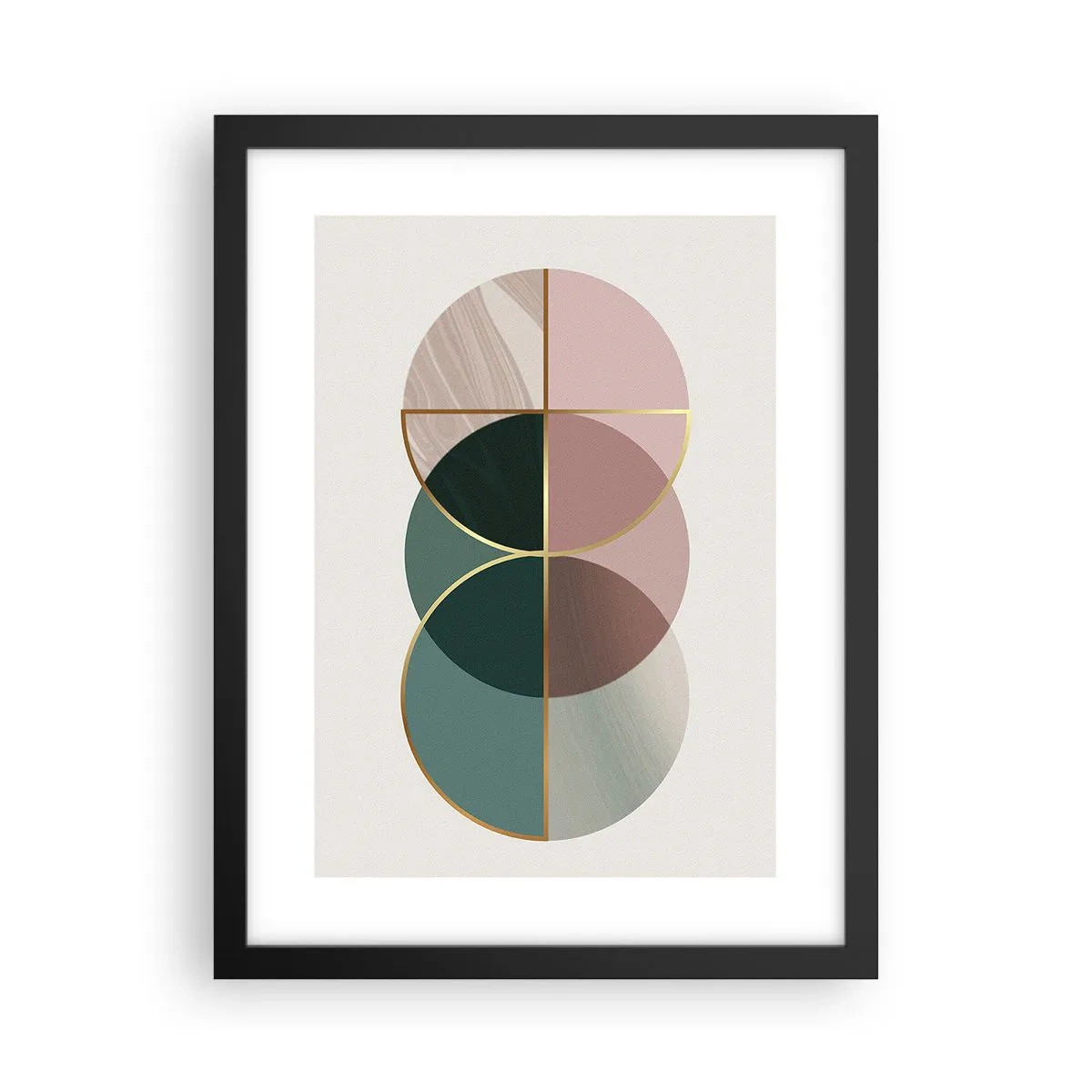 Plakat i sort ramme - Hjul for hjul… - 30x40 cm