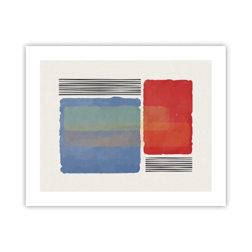 Plakat - Geometriens ånd og bogstav - 50x40 cm