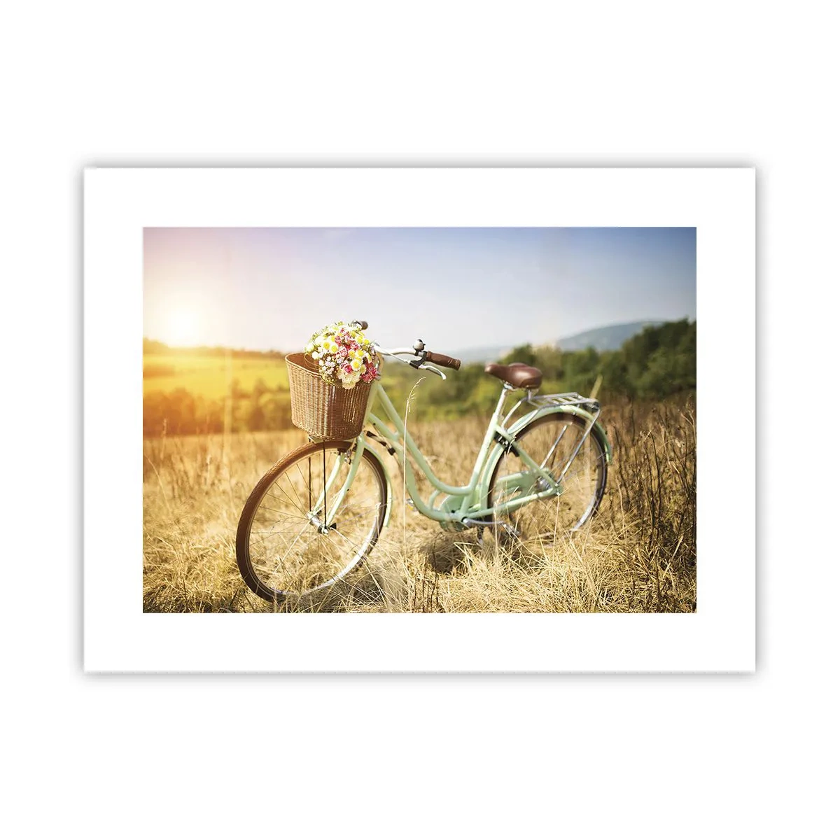 Plakat - Jeg bliver her et stykke tid - 40x30 cm