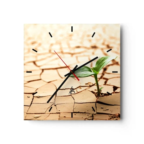 Vægur, Uret - Den ukuelige livskraft - 30x30 cm