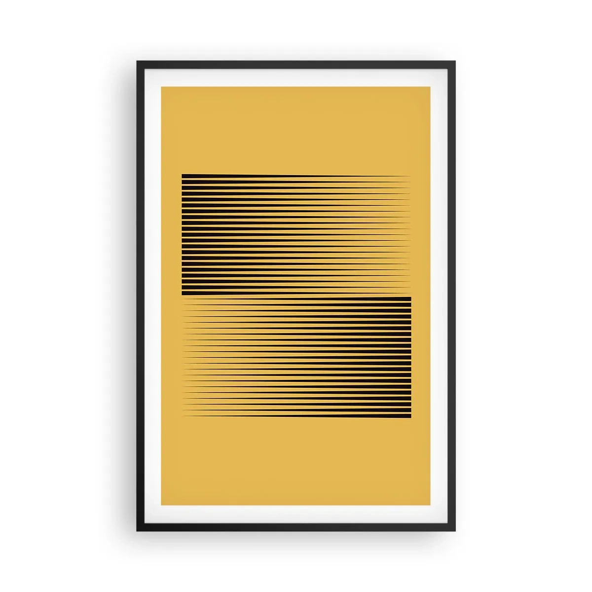 Plakat i sort ramme - Modsætningernes kvadrat - 61x91 cm