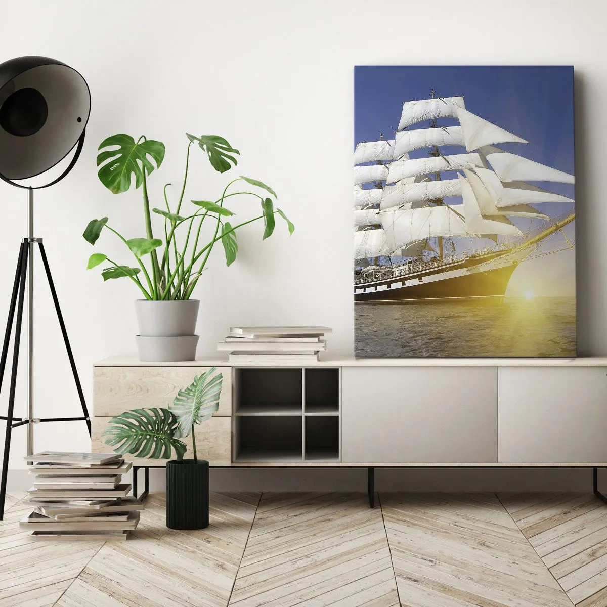 Lærredstryk - Billede på lærred - Deres tid vil aldrig gå forbi - 50x70 cm