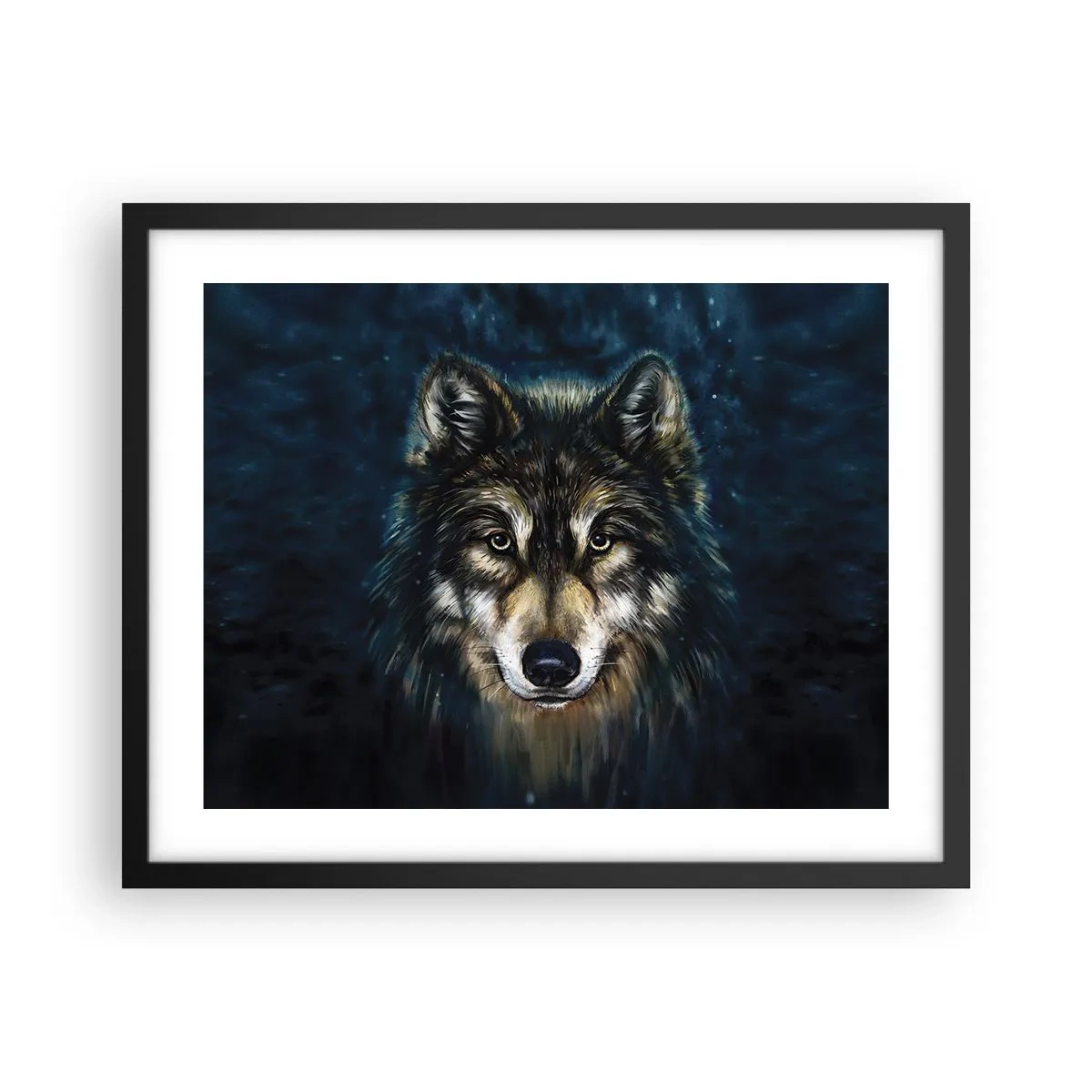 Plakat i sort ramme - Alfa? Og omega - 50x40 cm