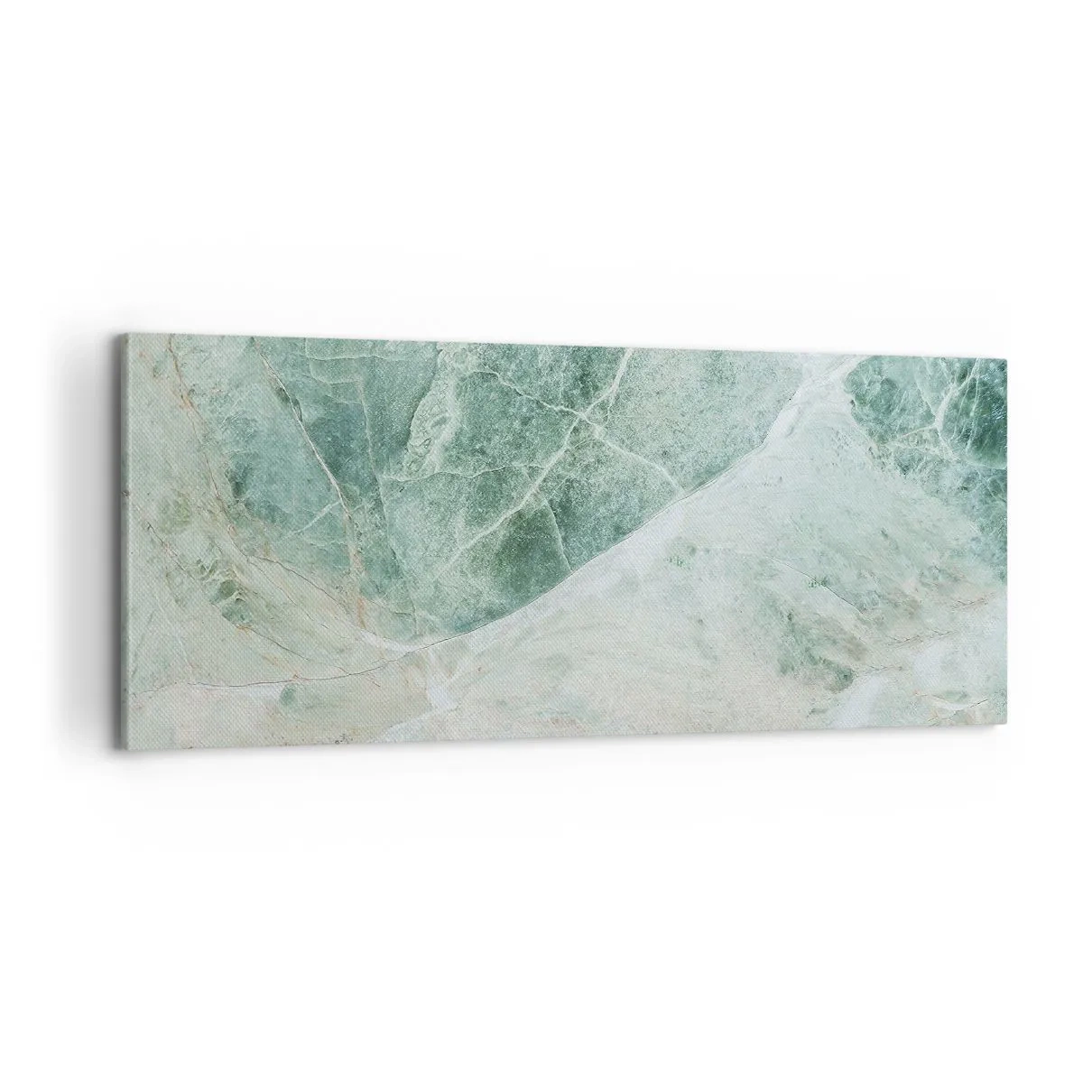 Lærredstryk - Billede på lærred - Den ædle kølighed af sten - 100x40 cm