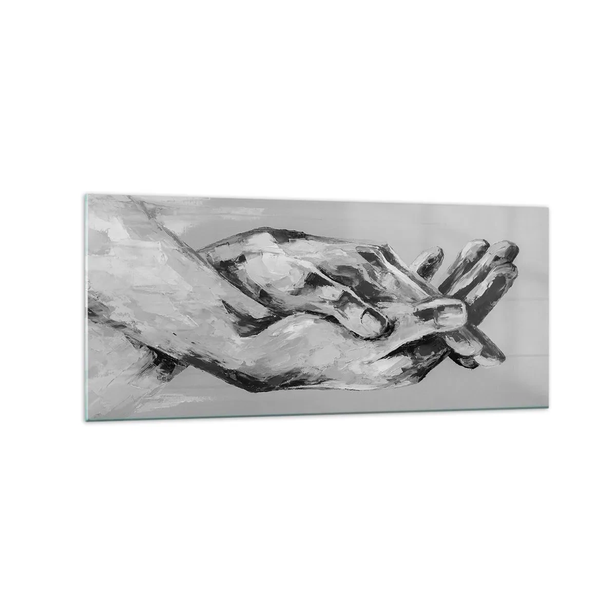 Billede på glas - Begyndelsen ... - 120x50 cm