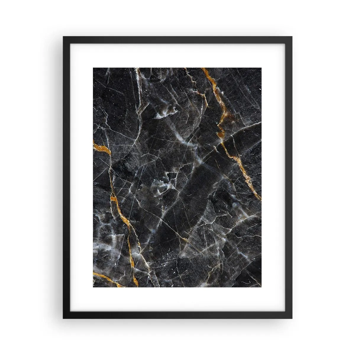 Plakat i sort ramme - En stens indre liv - 40x50 cm