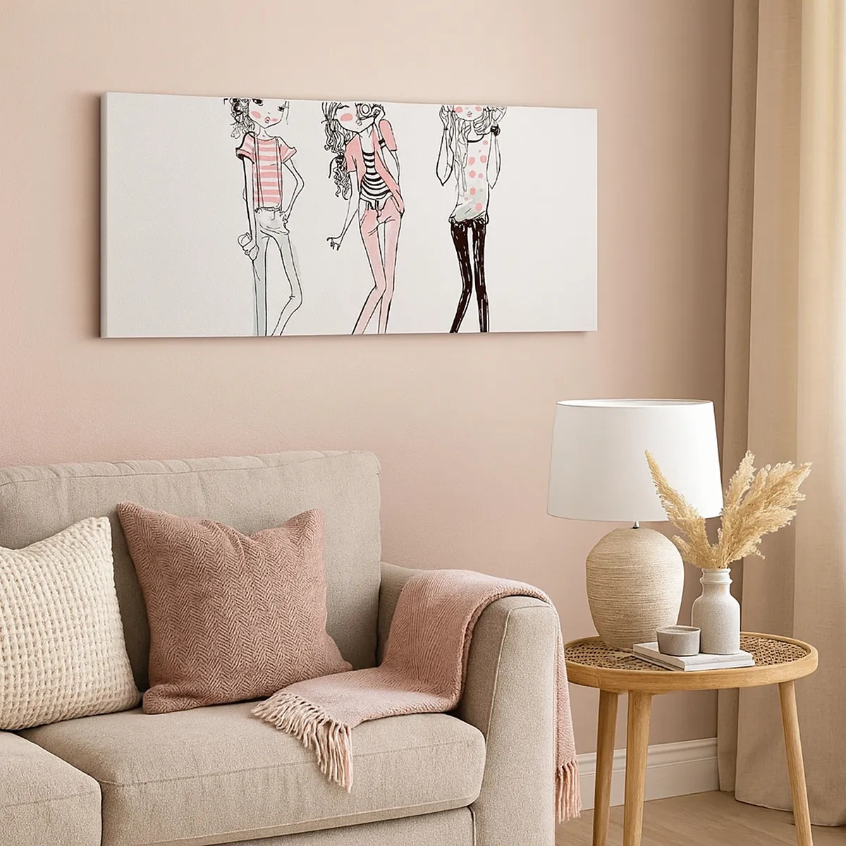 Lærredstryk - Billede på lærred - Det bliver sjovt - 30x30 cm