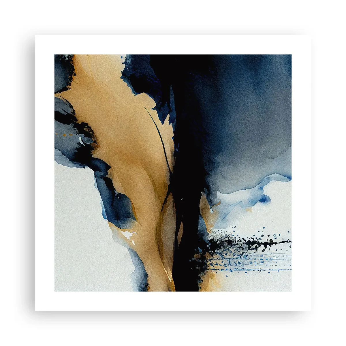 Plakat - Bag sløret - 50x50 cm