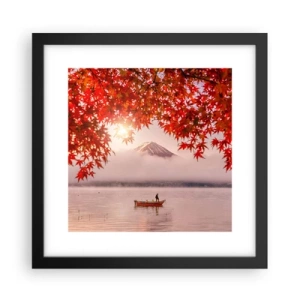 Plakat i sort ramme - I en japansk atmosfære - 30x30 cm