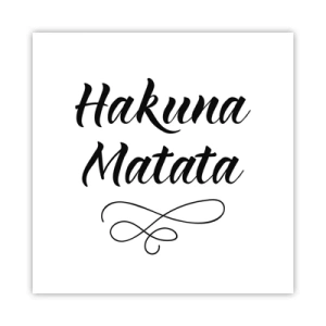 Plakat - Bedste råd - 50x50 cm