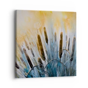 Lærredstryk - Billede på lærred - Vandets kulde, solens varme - 30x30 cm