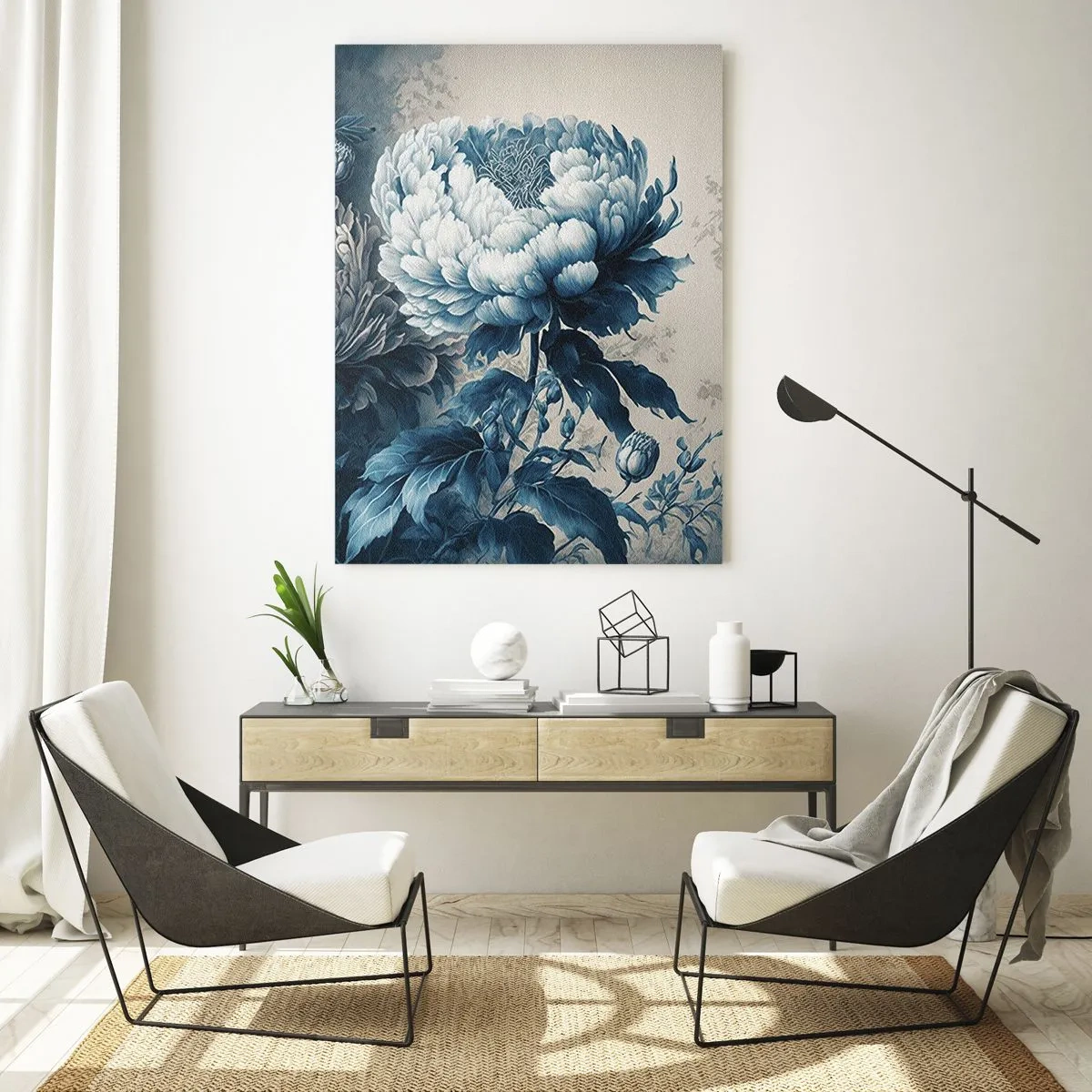 Billede på glas - Et godt matchet par - 50x70 cm