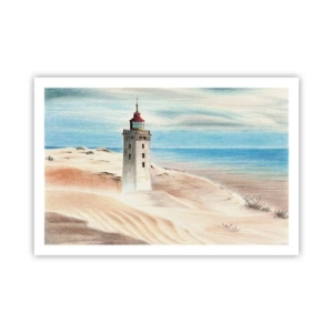 Plakat - Altid med blikket rettet mod havet - 91x61 cm