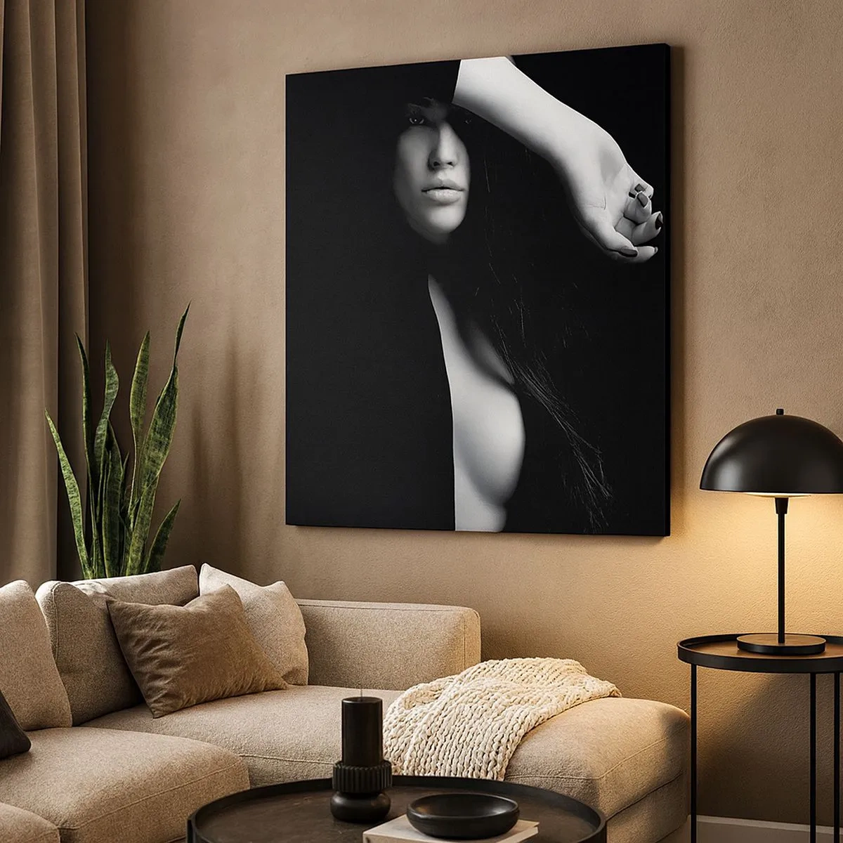 Lærredstryk - Billede på lærred - Forførelsens skole - 30x30 cm