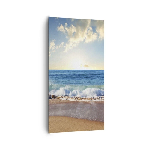 Lærredstryk - Billede på lærred - Bevægelse og stilhed på samme tid - 65x120 cm