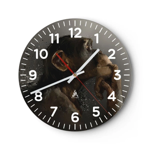 Vægur, Uret - Helt sikkert en tænker - 40x40 cm