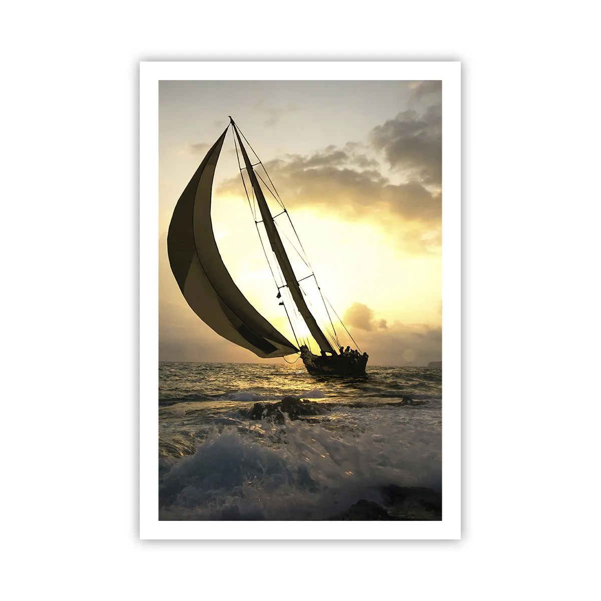 Plakat - I medvind og modvind - 61x91 cm