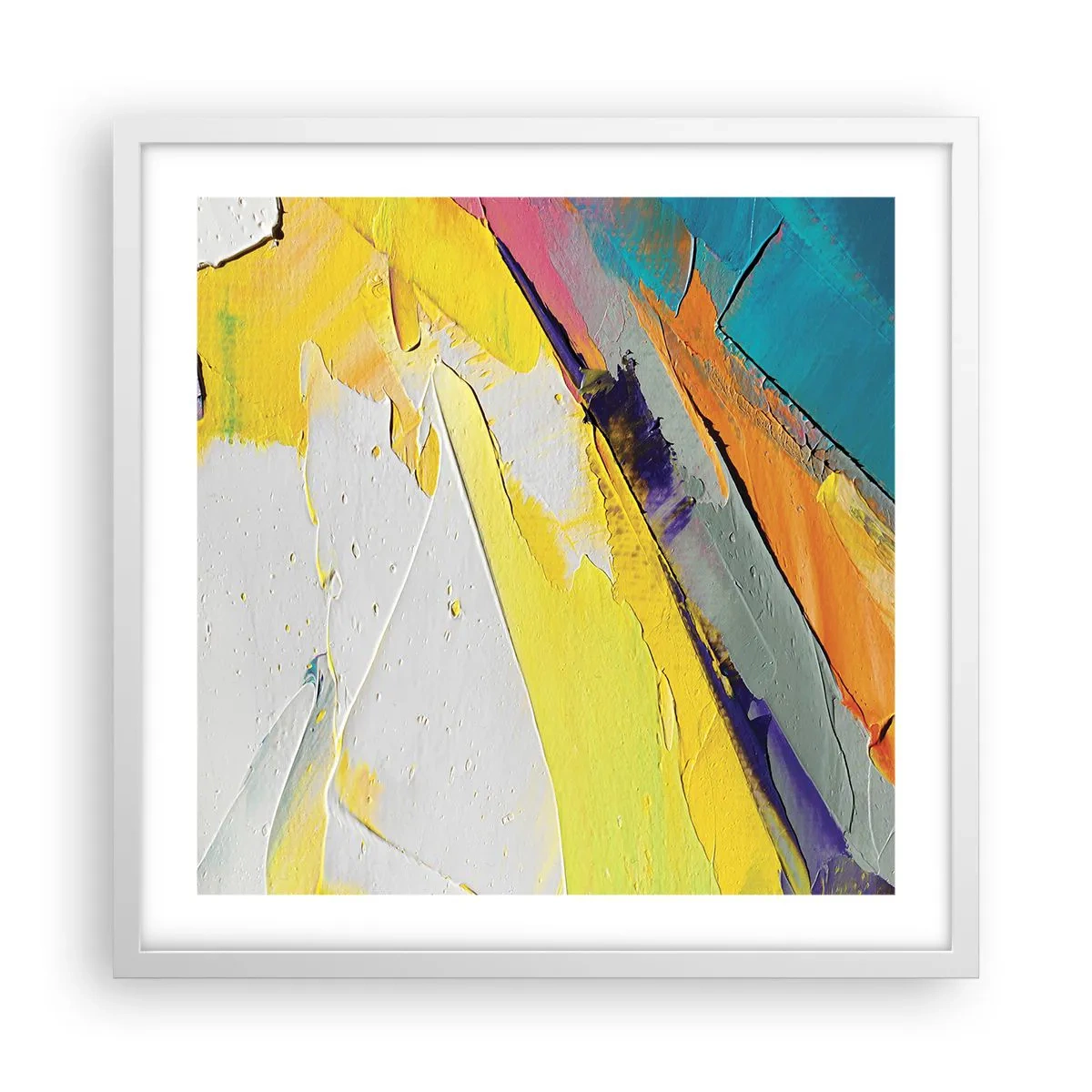 Plakat i hvid ramme - Lysets anatomi - 50x50 cm