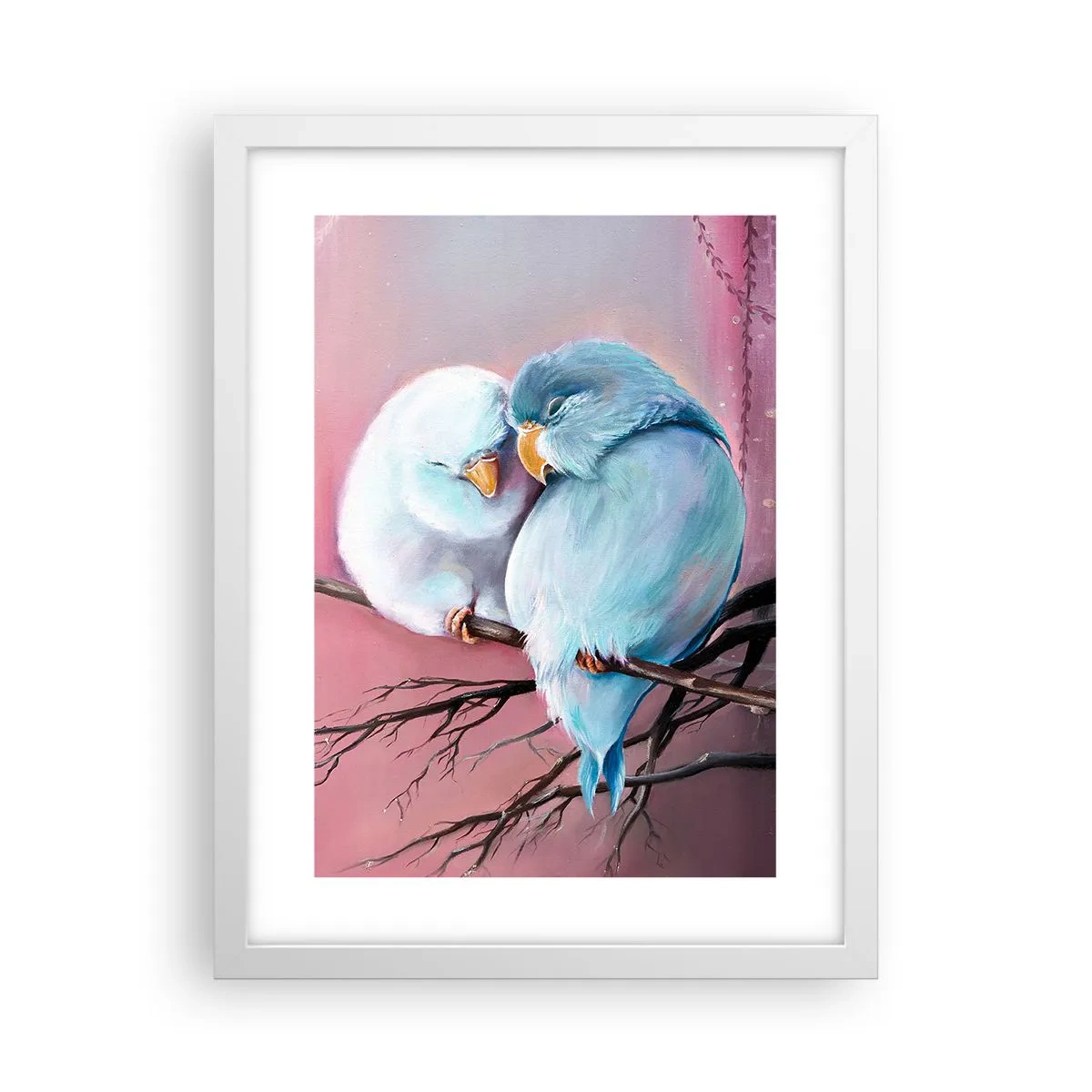 Plakat i hvid ramme - Hvad er der at tilføje?.... - 30x40 cm