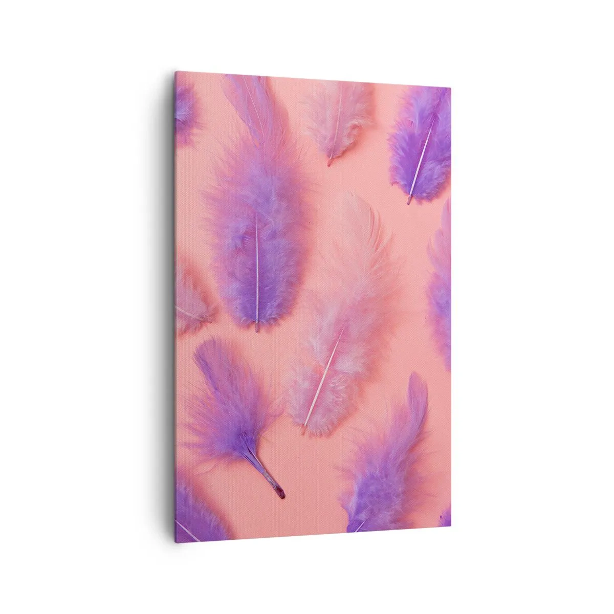 Lærredstryk - Billede på lærred - Lilla fugl af begær - 80x120 cm