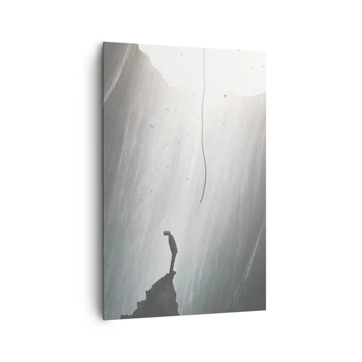 Lærredstryk - Billede på lærred - Der er altid en vej ud - 80x120 cm