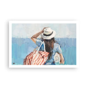 Plakat - Velkommen på ferie - 91x61 cm