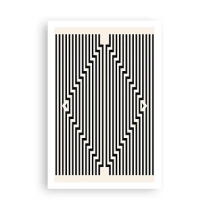 Plakat - Geometrisk illusion - 61x91 cm