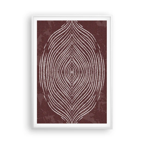 Plakat i hvid ramme - Rummet taler - 70x100 cm