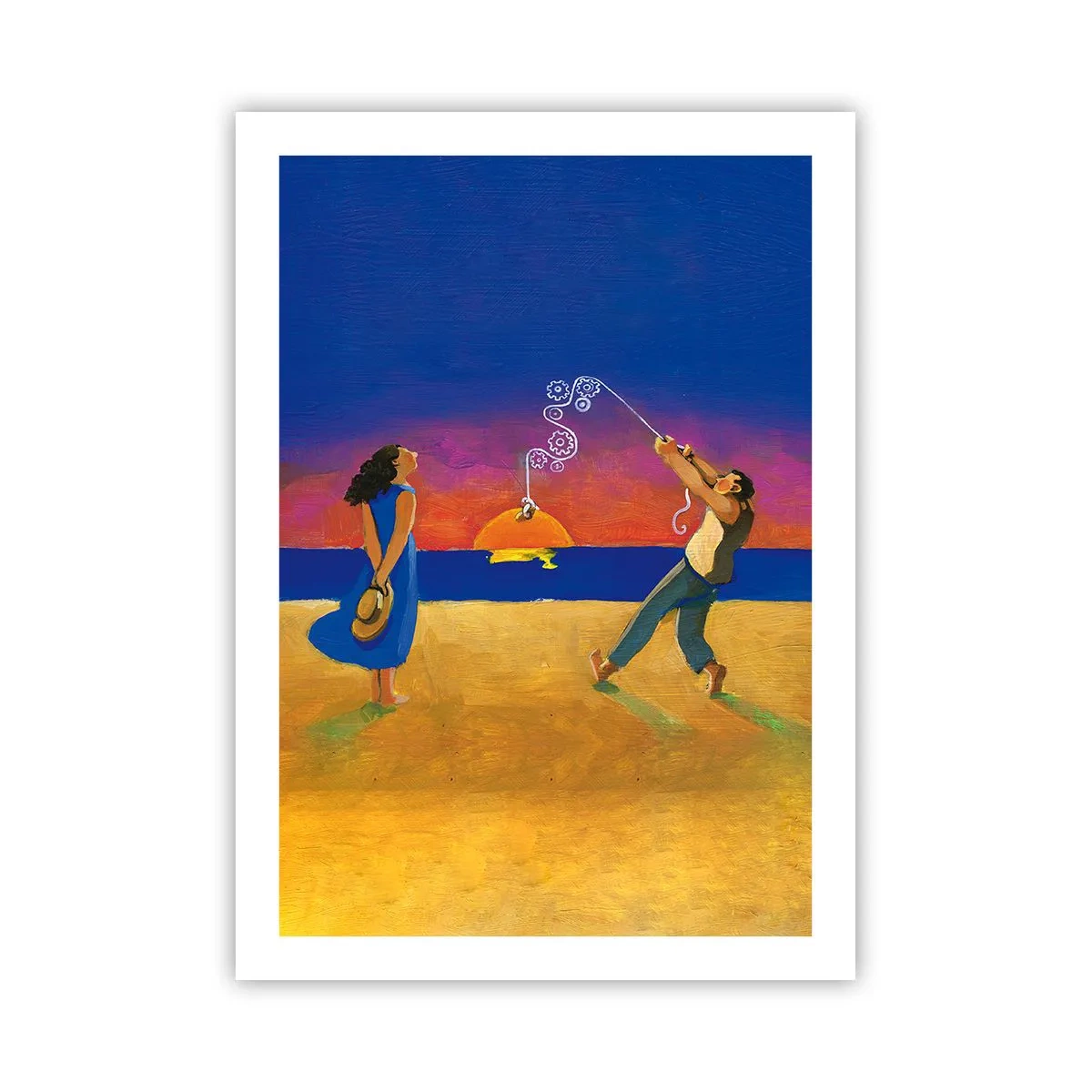 Plakat - Mere end en stjerne fra himlen - 50x70 cm