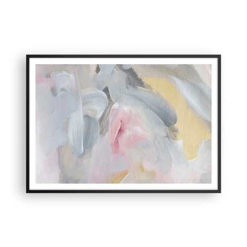 Plakat i sort ramme - I en pastelfarvet verden - 100x70 cm