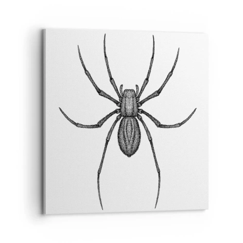 Lærredstryk - Billede på lærred - Foruroligende præcision - 70x70 cm