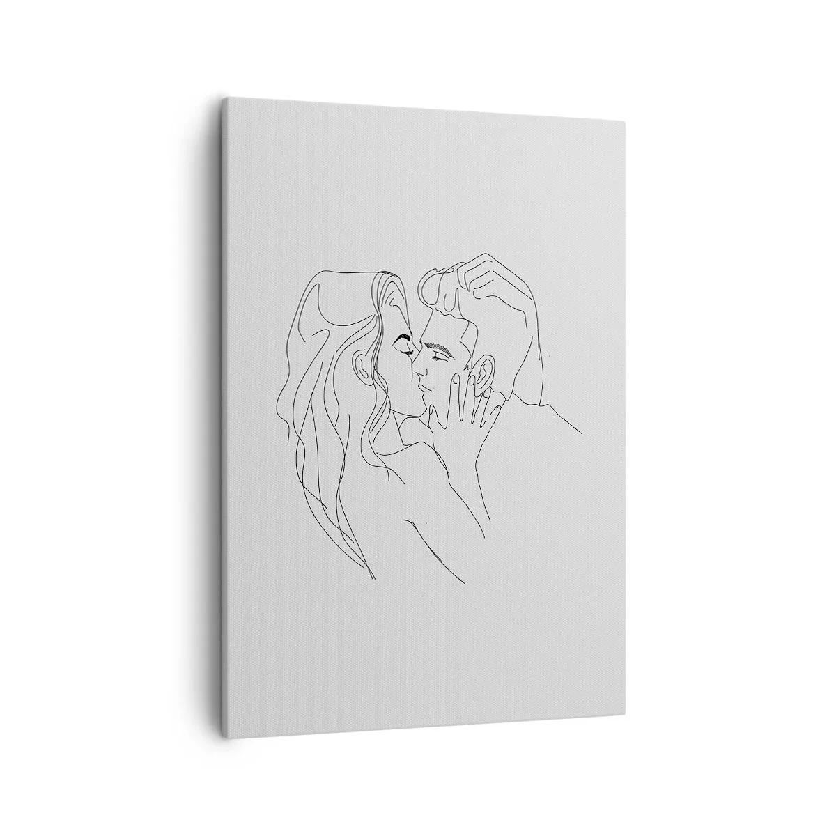Lærredstryk - Billede på lærred - I samme linje - 50x70 cm