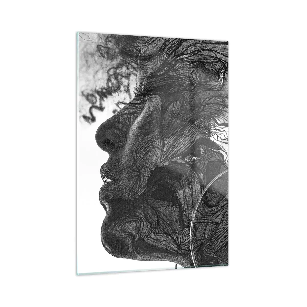 Billede på glas - Forviklet i drømme - 50x70 cm