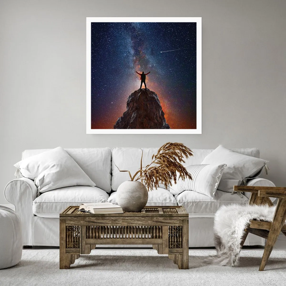 Plakat - Magten er hos mig! - 40x40 cm