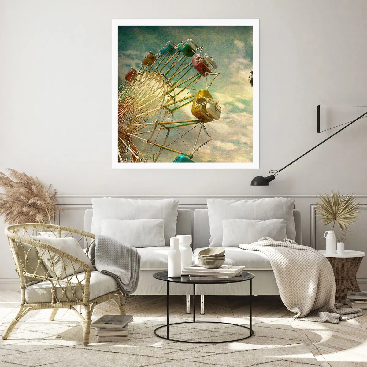 Plakat - Vil være, vil være sjov.... - 40x40 cm